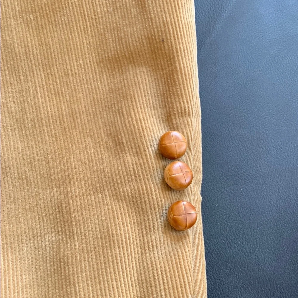 Vintage John Peel Tan Corduroy Sport Coat Blazer 44L Men’s Classic Preppy